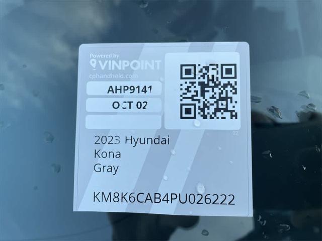 used 2023 Hyundai Kona car, priced at $19,210