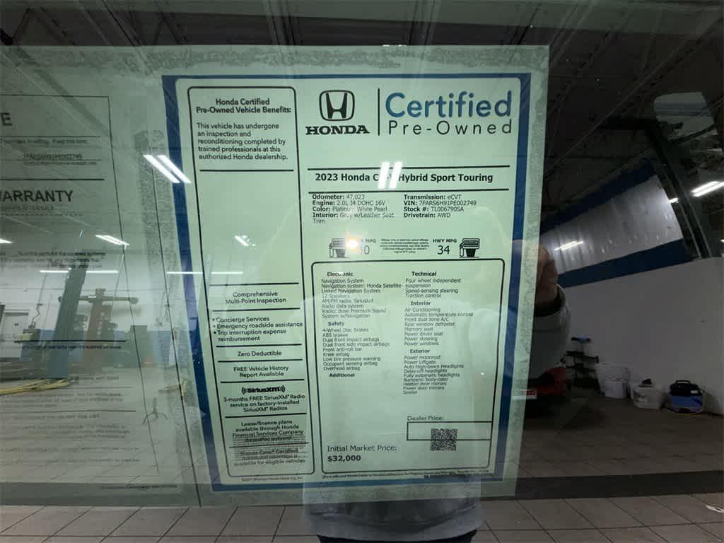 used 2023 Honda CR-V Hybrid car, priced at $31,285