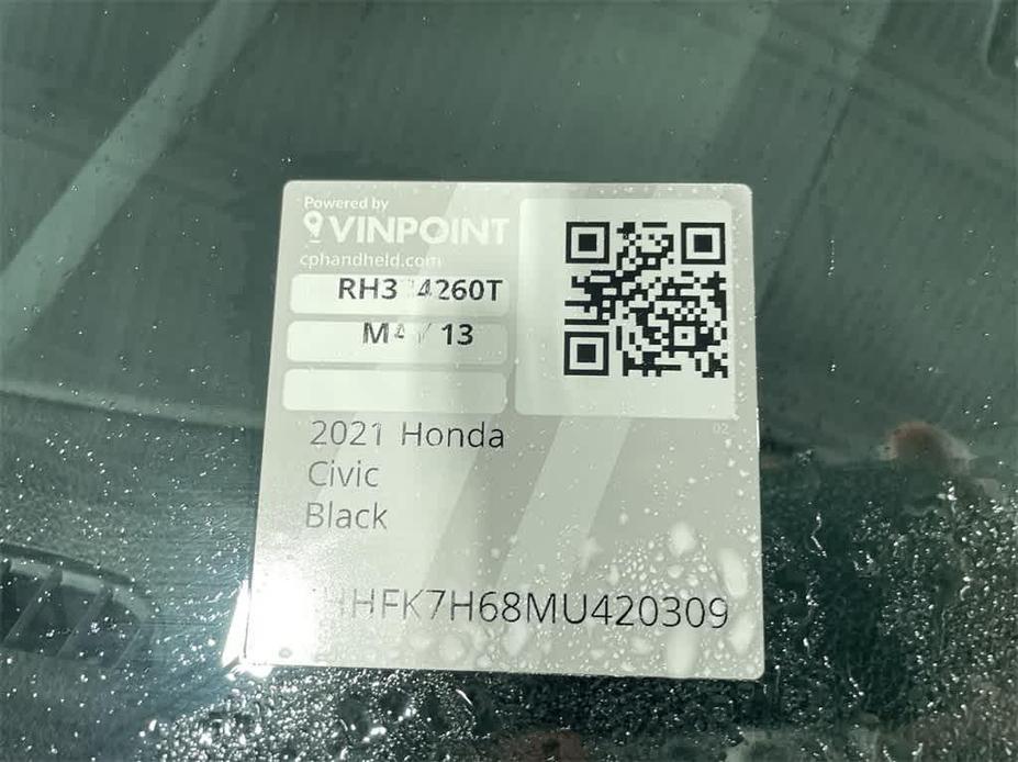 used 2021 Honda Civic car, priced at $22,195
