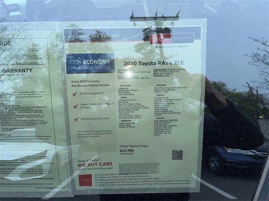 used 2020 Toyota RAV4 car, priced at $22,599