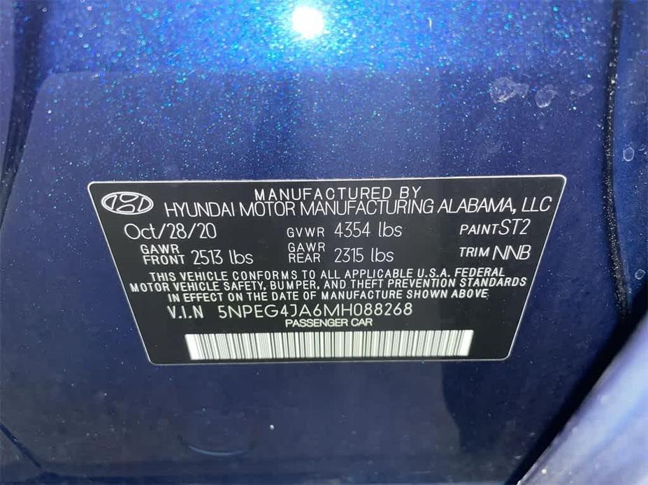 used 2021 Hyundai Sonata car, priced at $16,645