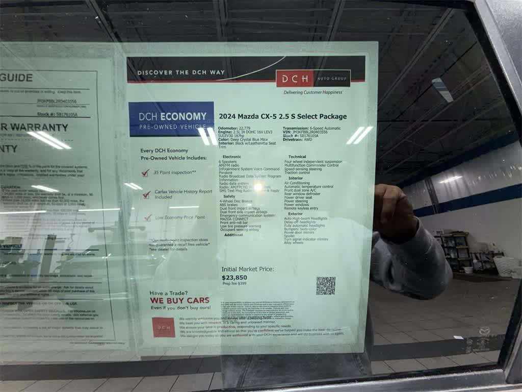 used 2024 Mazda CX-5 car, priced at $23,520