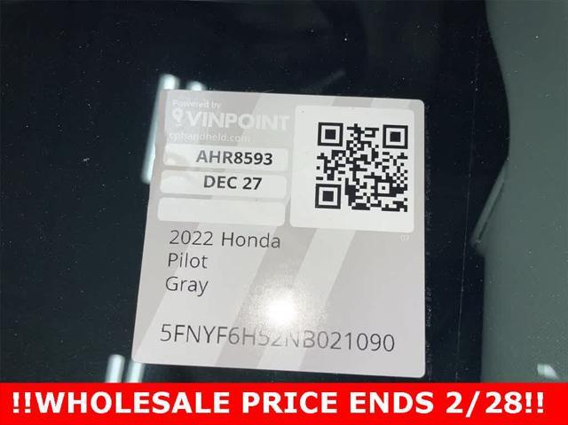 used 2022 Honda Pilot car, priced at $27,185