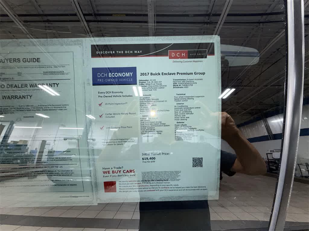 used 2017 Buick Enclave car, priced at $17,928