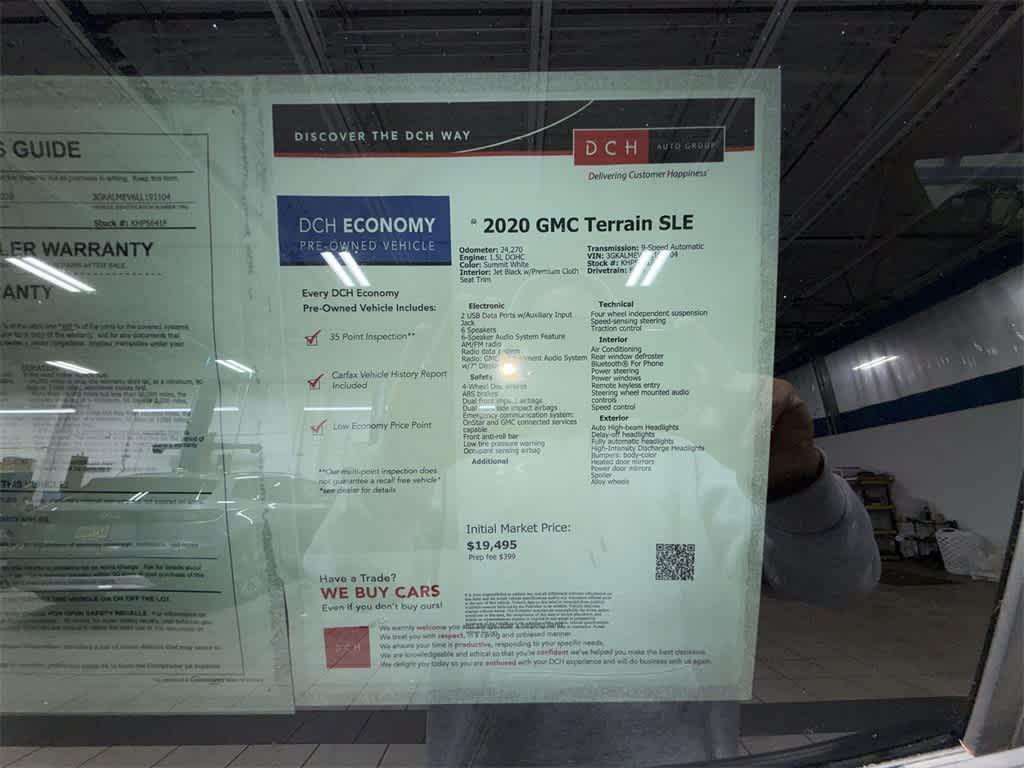 used 2020 GMC Terrain car, priced at $17,225