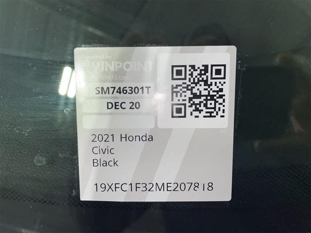 used 2021 Honda Civic car, priced at $20,725