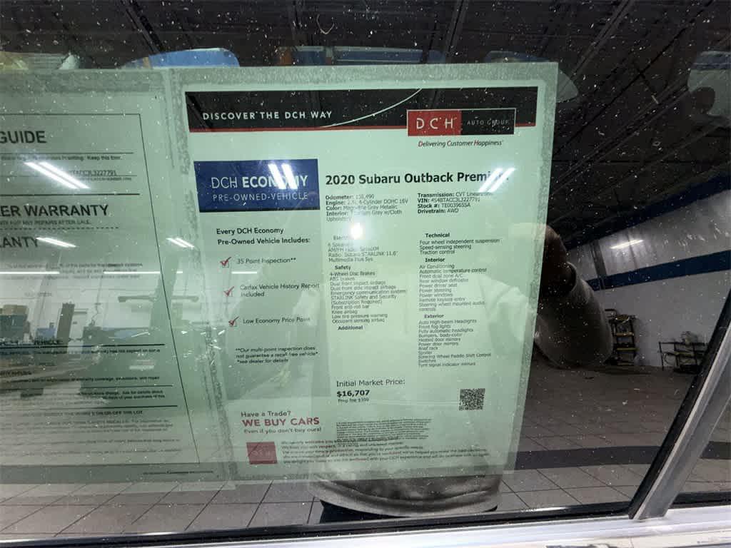 used 2020 Subaru Outback car, priced at $15,835