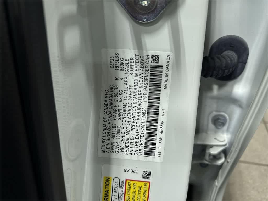 used 2023 Honda Civic car, priced at $23,511