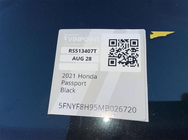 used 2021 Honda Passport car, priced at $28,500