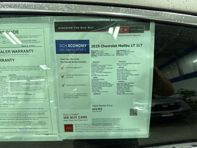 used 2025 Chevrolet Malibu car, priced at $21,850