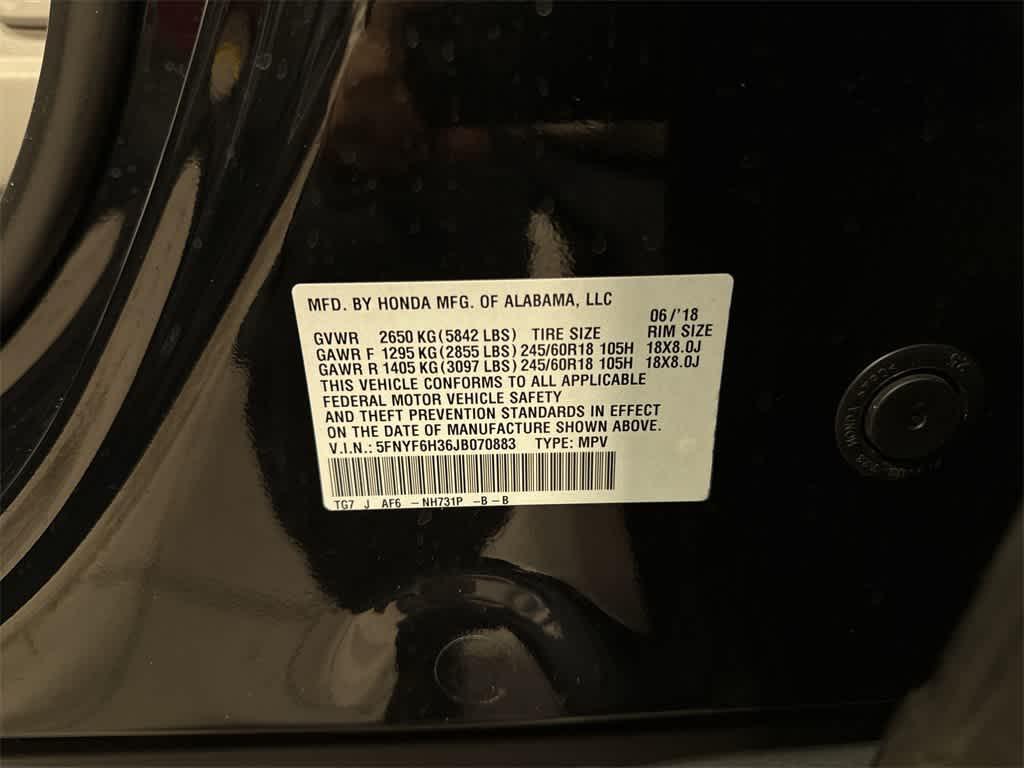 used 2018 Honda Pilot car, priced at $17,298