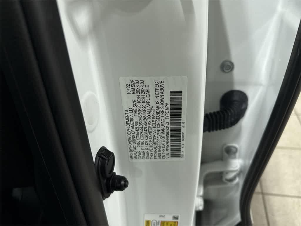 used 2022 Honda Pilot car, priced at $26,350