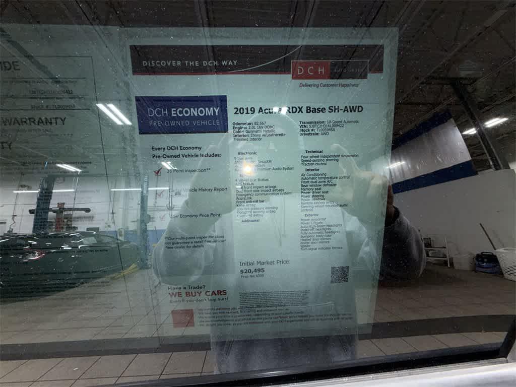 used 2019 Acura RDX car, priced at $20,250