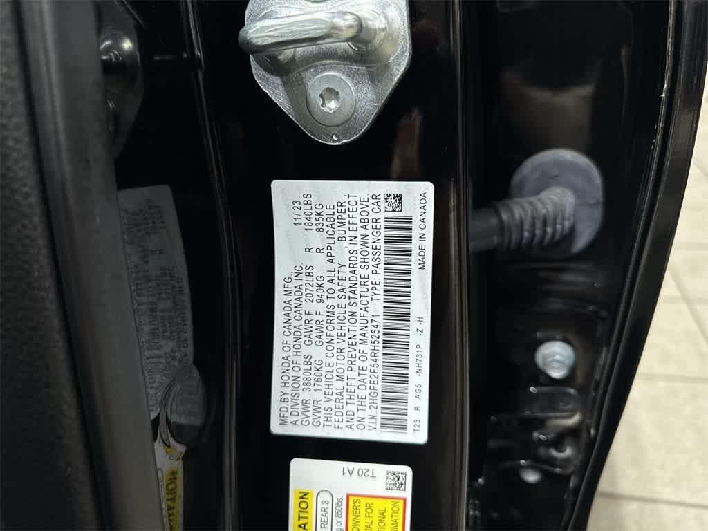 used 2024 Honda Civic car, priced at $23,014