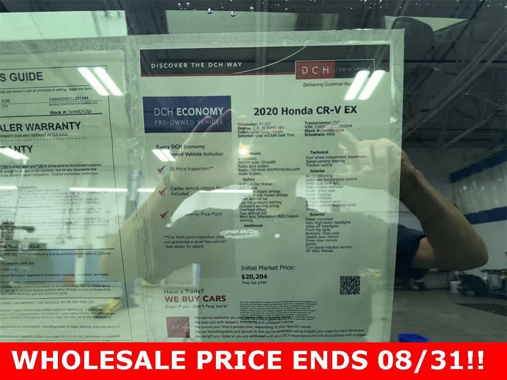 used 2020 Honda CR-V car, priced at $19,400