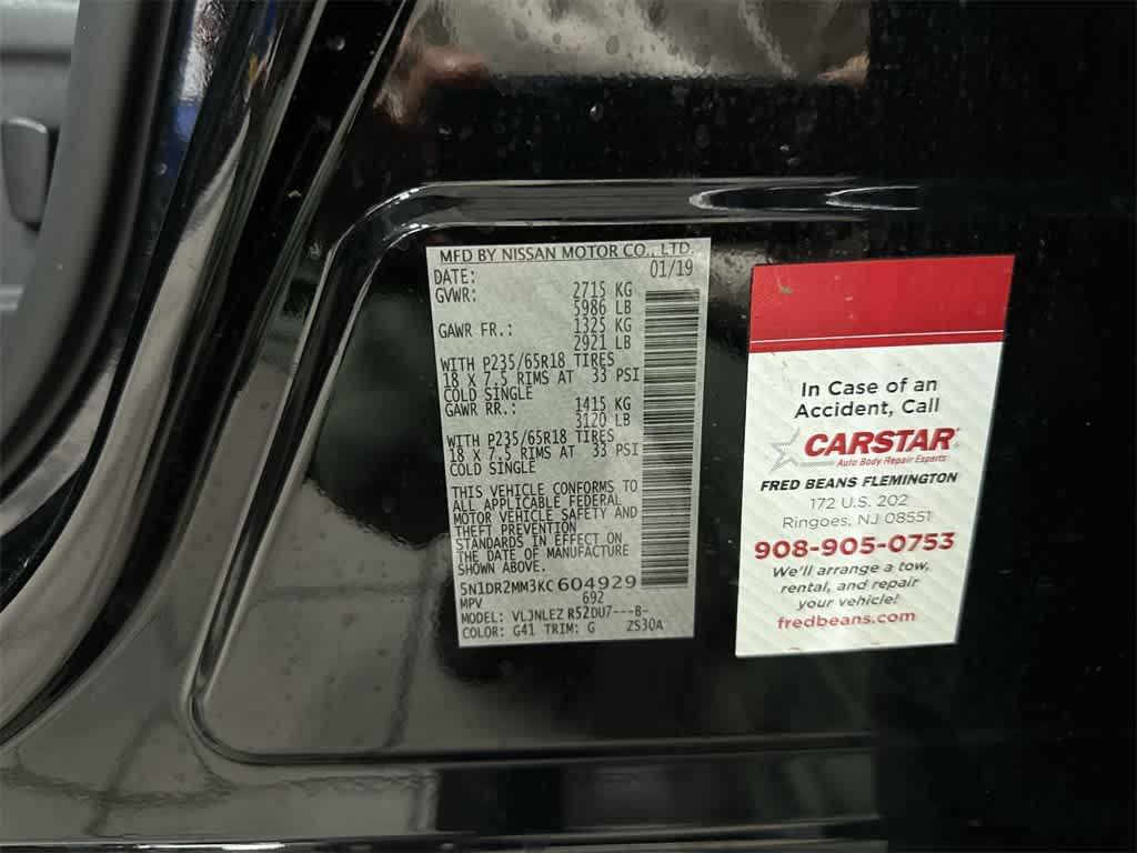 used 2019 Nissan Pathfinder car, priced at $16,750