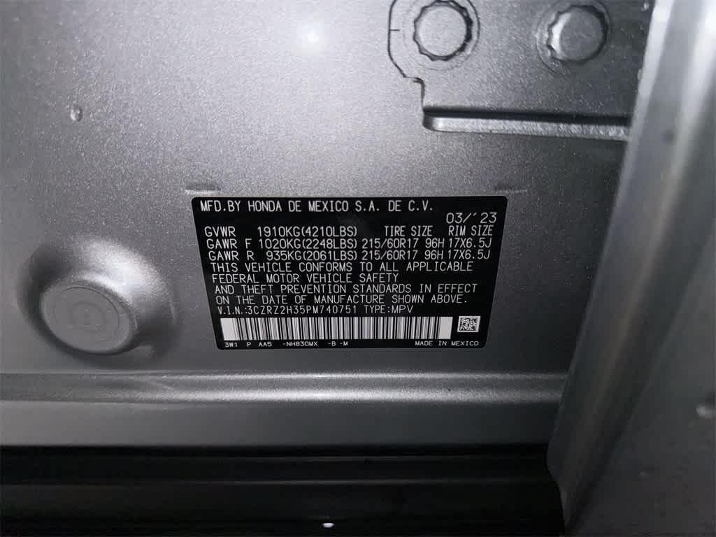 used 2023 Honda HR-V car, priced at $22,487