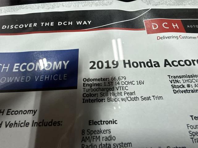 used 2019 Honda Accord car, priced at $20,467