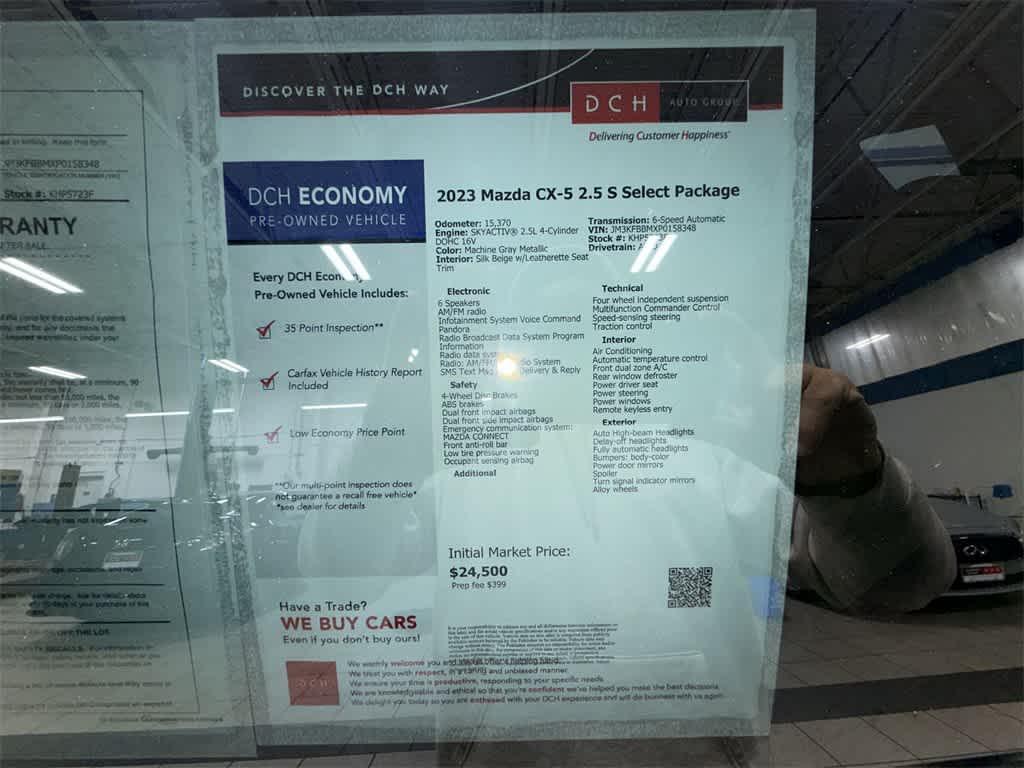 used 2023 Mazda CX-5 car, priced at $23,425