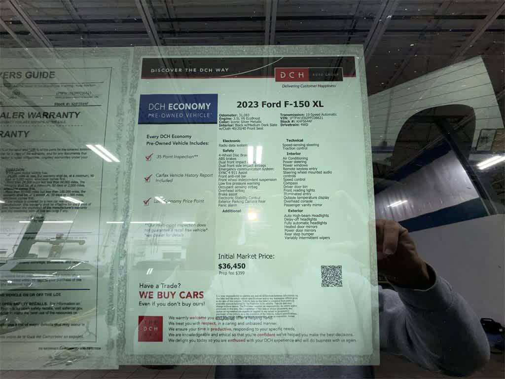 used 2023 Ford F-150 car, priced at $35,795