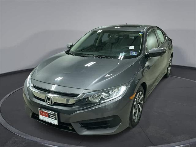 used 2017 Honda Civic car, priced at $16,046