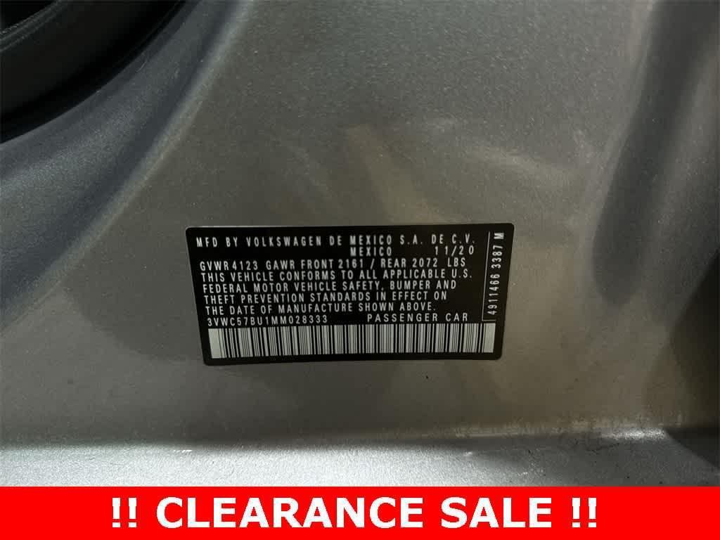 used 2021 Volkswagen Jetta car, priced at $12,100