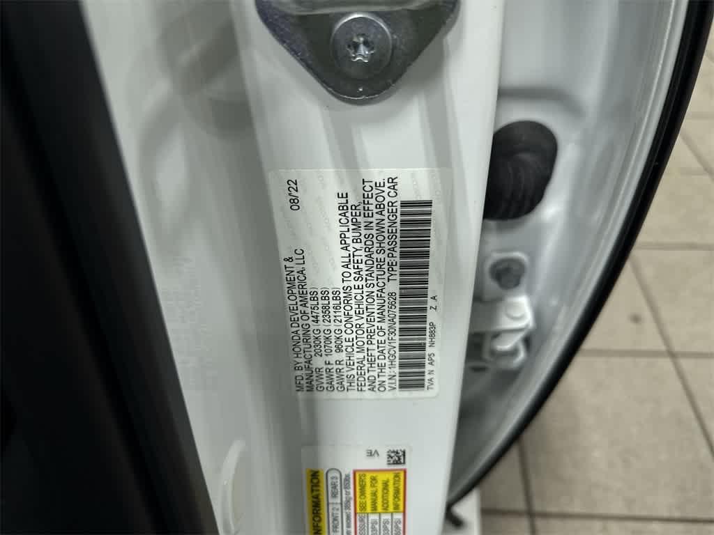 used 2022 Honda Accord car, priced at $26,201