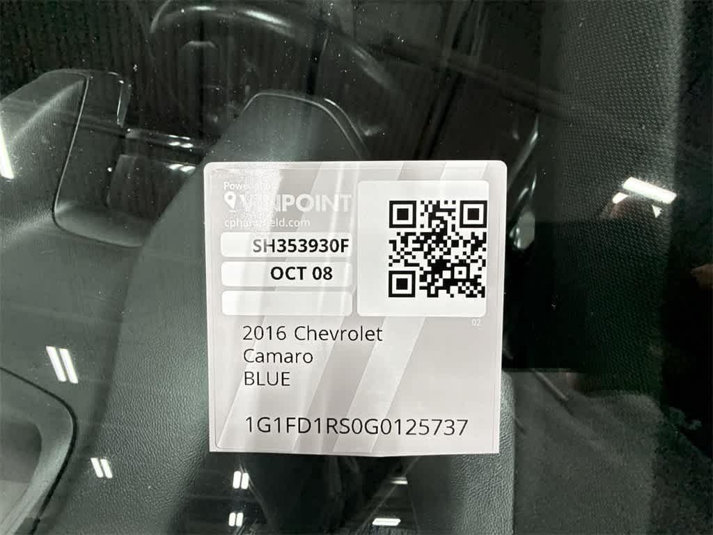 used 2016 Chevrolet Camaro car, priced at $16,450