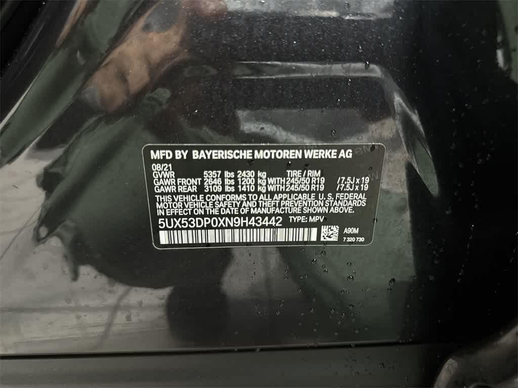 used 2022 BMW X3 car, priced at $27,100