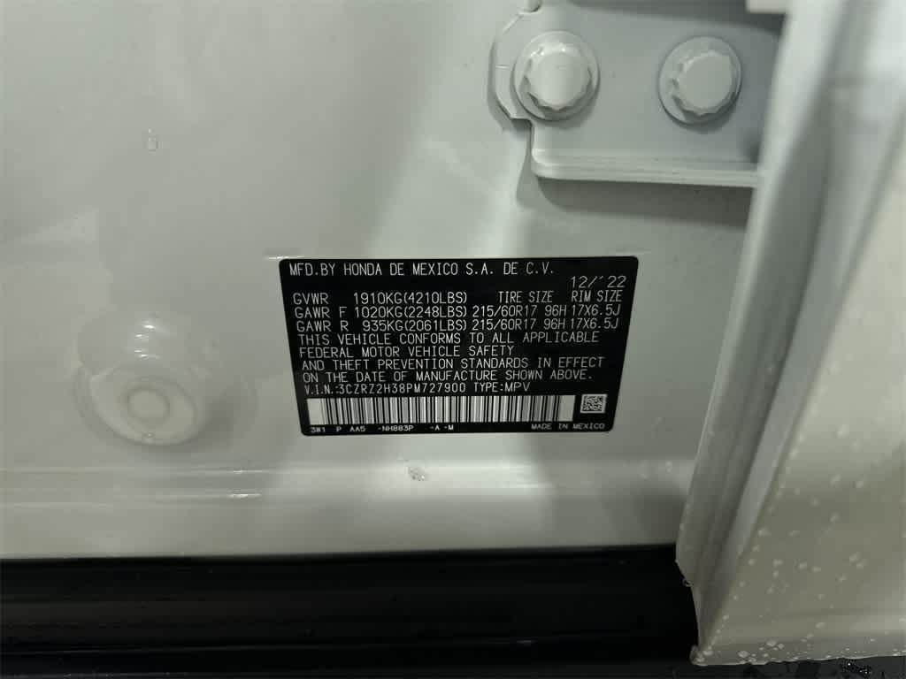 used 2023 Honda HR-V car, priced at $22,650