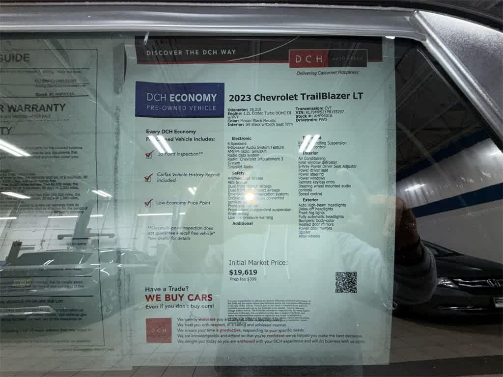 used 2023 Chevrolet TrailBlazer car, priced at $18,900