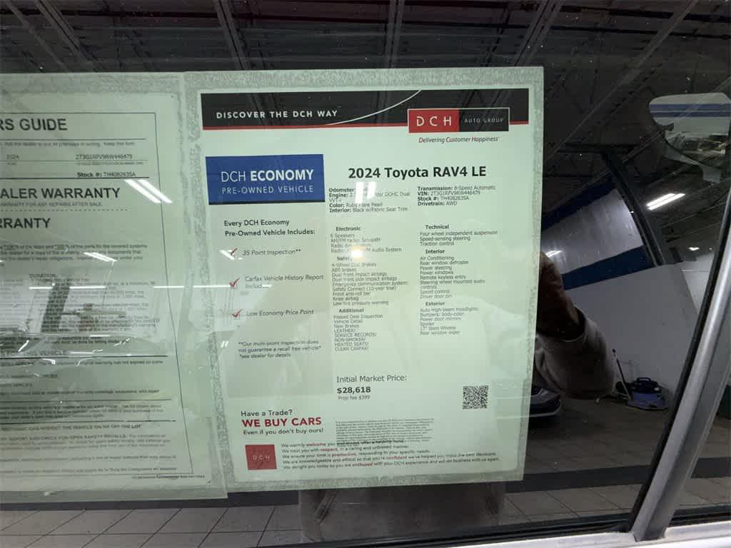 used 2024 Toyota RAV4 car, priced at $28,327