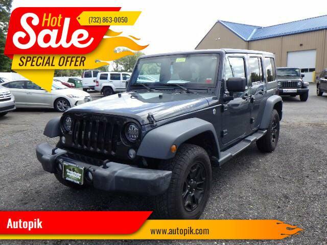 used 2016 Jeep Wrangler Unlimited car, priced at $17,495