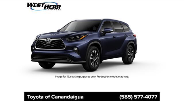 new 2025 Toyota Highlander car, priced at $47,303