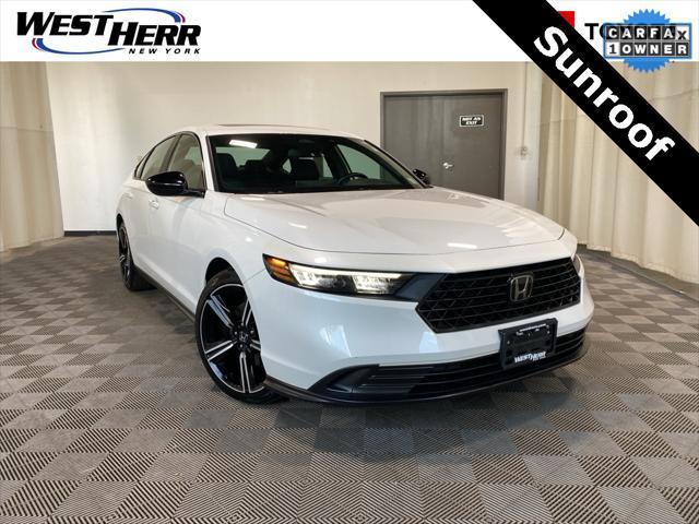 used 2023 Honda Accord Hybrid car, priced at $27,435