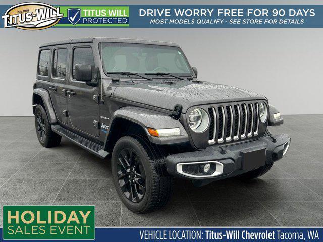 used 2021 Jeep Wrangler Unlimited car, priced at $34,996