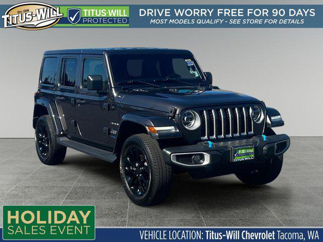 used 2022 Jeep Wrangler Unlimited car, priced at $34,550