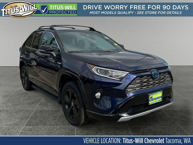 used 2021 Toyota RAV4 Hybrid car, priced at $33,495
