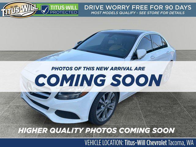 used 2018 Mercedes-Benz C-Class car, priced at $21,885