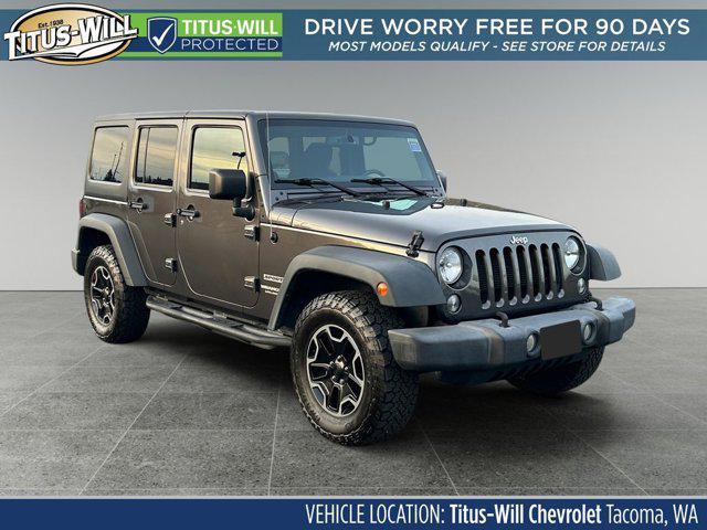 used 2017 Jeep Wrangler Unlimited car, priced at $20,966