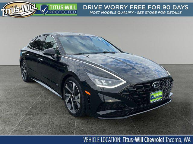 used 2022 Hyundai Sonata car, priced at $22,990