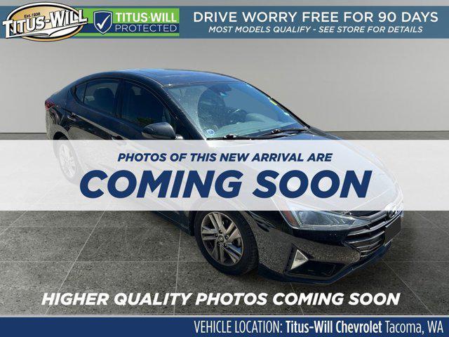 used 2019 Hyundai Elantra car, priced at $12,450