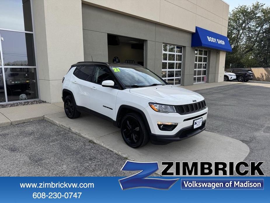 used 2021 Jeep Compass car, priced at $18,795