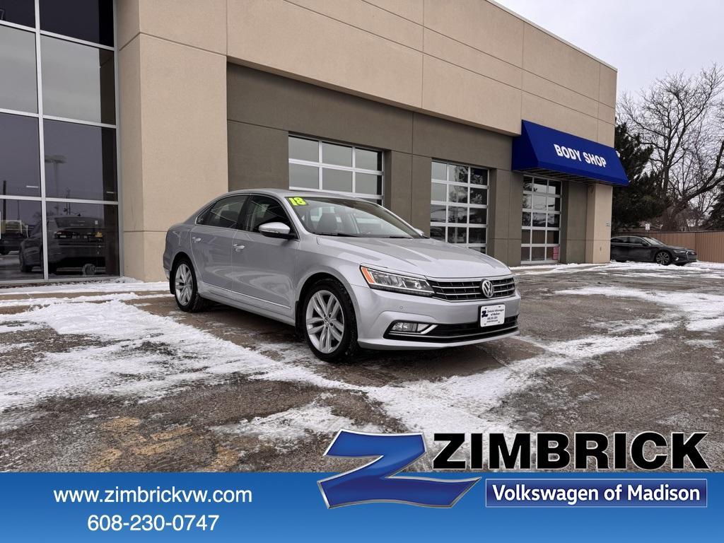 used 2018 Volkswagen Passat car, priced at $13,495