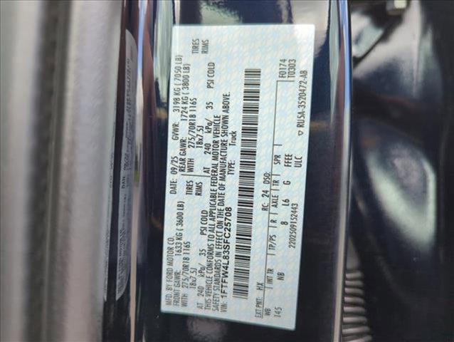 new 2025 Ford F-150 car, priced at $73,192