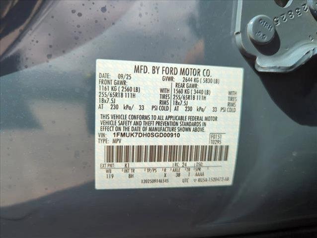 new 2025 Ford Explorer car, priced at $39,785