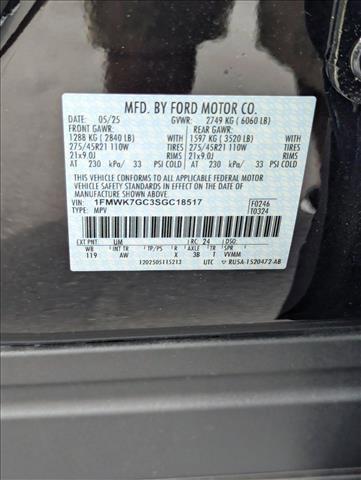 new 2025 Ford Explorer car, priced at $52,674