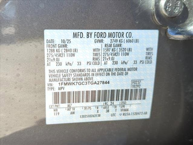 new 2026 Ford Explorer car, priced at $60,590