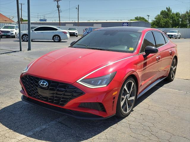 used 2021 Hyundai Sonata car, priced at $22,995