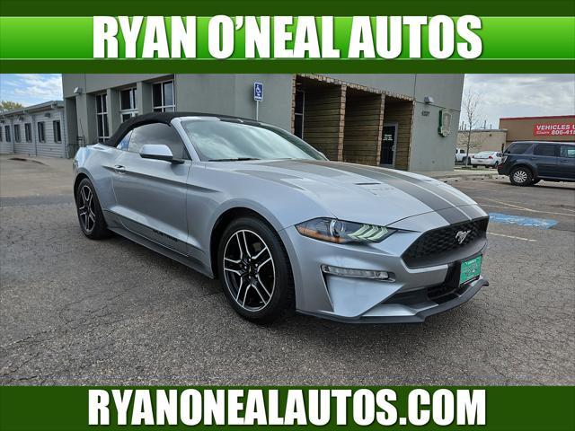 used 2020 Ford Mustang car, priced at $21,500